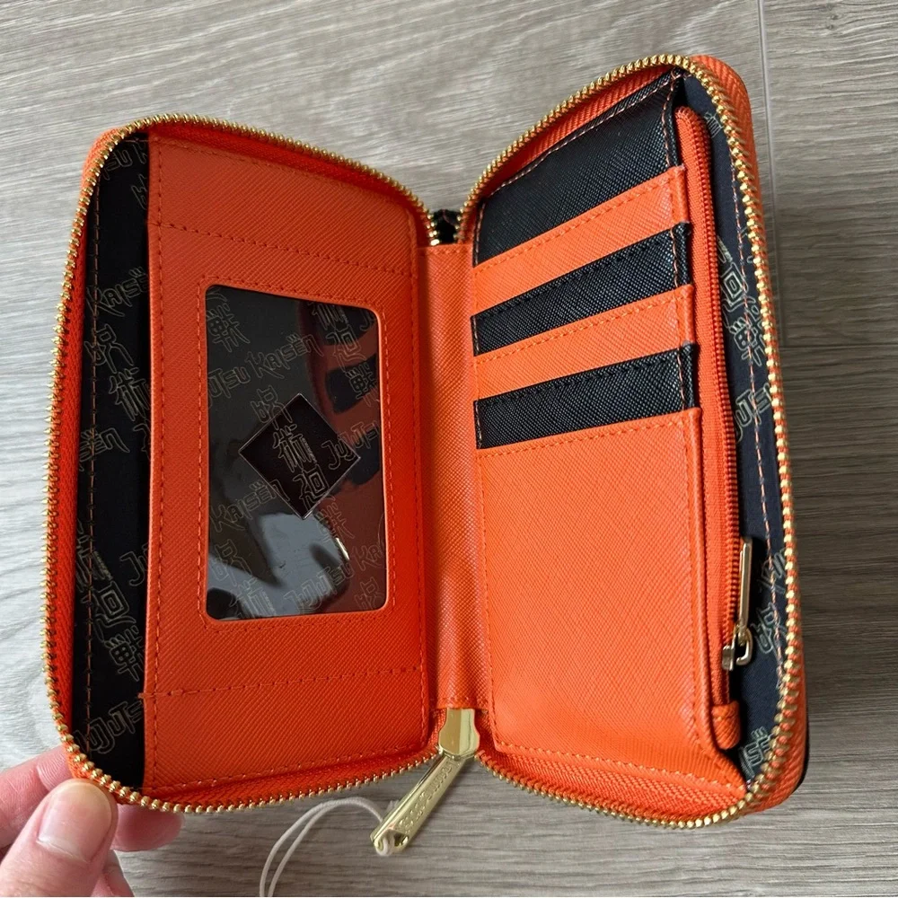 🆕 Loungefly Jujutsu Kaisen Yuji Itadori Cosplay Zip-Around Vegan Leather Wallet
